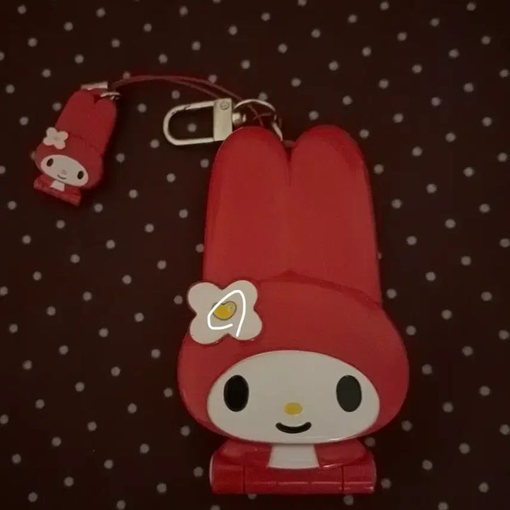 [BUNJANG] My Melody Folder Phone Keychain / 마이멜로디 폴더폰 키링