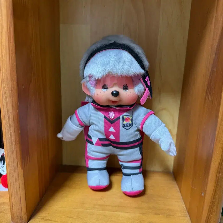 [BUNJANG] Monchhichi Gray Hair Astronaut Suit Doll / 회색머리 몬치치 우주복 인형