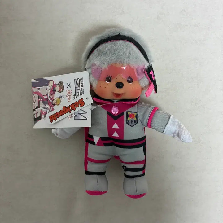 [BUNJANG] Monchhichi Gray Hair Astronaut Suit Doll / 회색머리 몬치치 우주복 인형