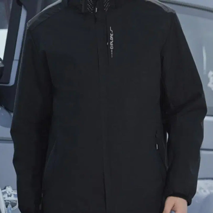 [BUNJANG] Hooded Windbreaker Jacket / 후드 바람막이 자켓