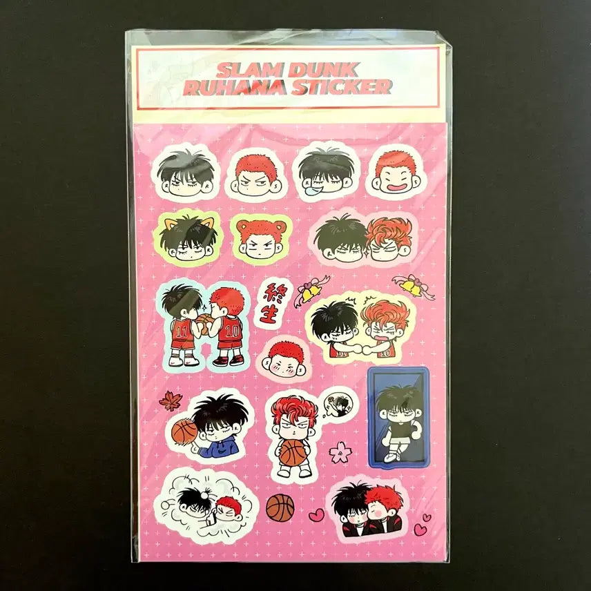 [SOLD OUT] 슬램덩크 슬덩 북산 백호 태웅 루하나 스티커 굿즈