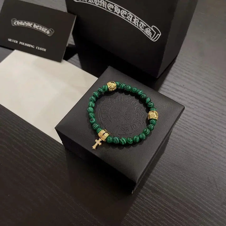 [BUNJANG] Chrome Hearts Malachite Bracelet / 크롬하츠 신상 말라카이트  팔찌