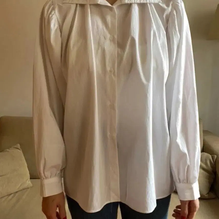[BUNJANG] Sally &amp; Lyon White Blouse / (새상품) 샐리앤리옹 블라우스