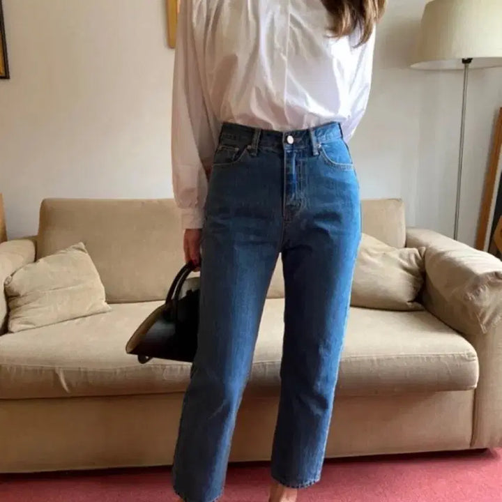 [BUNJANG] Sally &amp; Lyon White Blouse / (새상품) 샐리앤리옹 블라우스