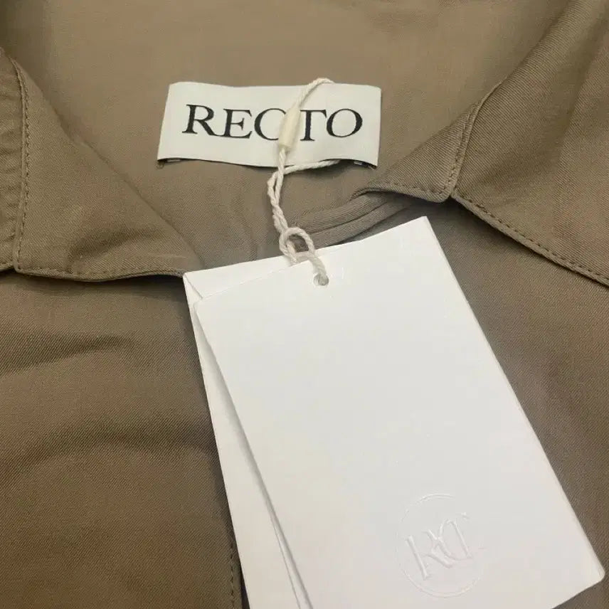 [SOLD OUT] 렉토 26SS 투 포켓 헌팅 탑 베이지 새상품