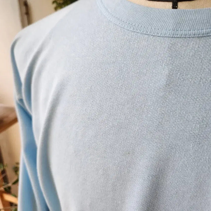 [BUNJANG] Vintage Edmundston Yacht Print Sweatshirt / 빈티지 캐나다 Edmundston 요트 프린트 스웨트셔츠 / 라이트블루