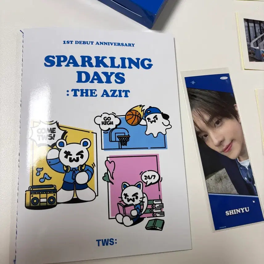 [BUNJANG] TWS Shinyu 1st Anniversary Popup Goods Bookmark Sticker / 투어스 데뷔 1주년 팝업 굿즈 신유 책갈피 스티커