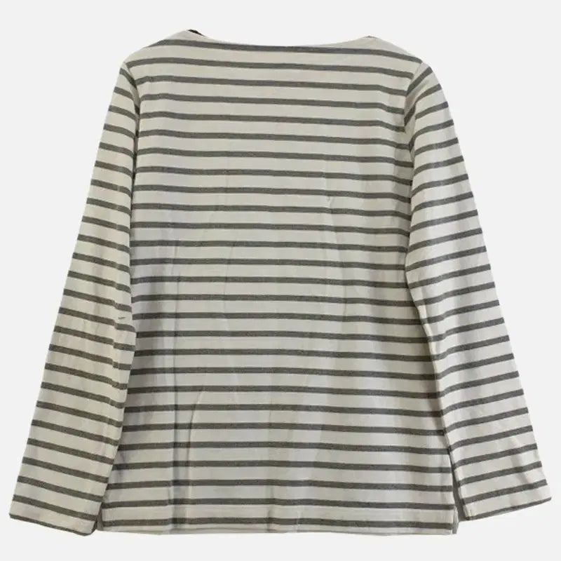 [SOLD OUT] 여L 단가라 긴팔티 크림 M6267