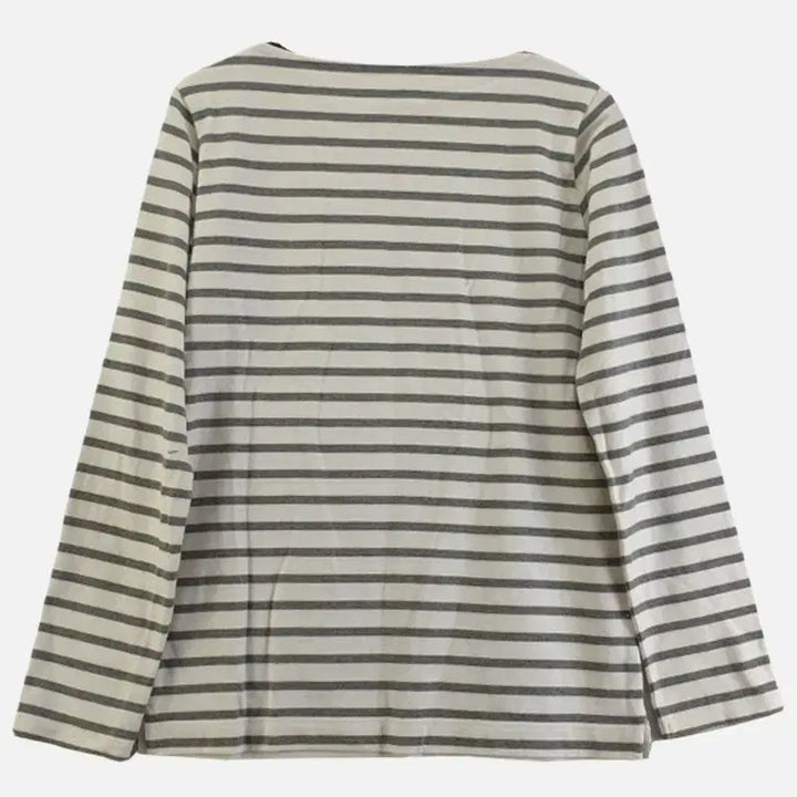 [SOLD OUT] 여L 단가라 긴팔티 크림 M6267