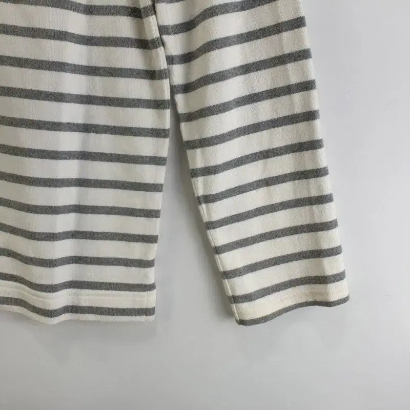 [SOLD OUT] 여L 단가라 긴팔티 크림 M6267