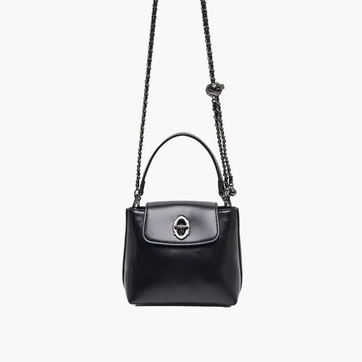 [BUNJANG] Elegant Paris Tior Black Chain Mini Crossbody Bag / 엘레강스파리 티오르 블랙 체인 미니 크로스백 (상자+더스트백)