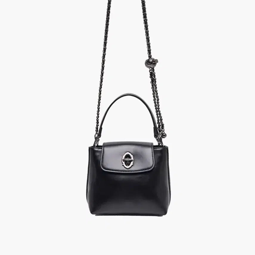 [BUNJANG] Elegant Paris Tior Black Chain Mini Crossbody Bag / 엘레강스파리 티오르 블랙 체인 미니 크로스백 (상자+더스트백)