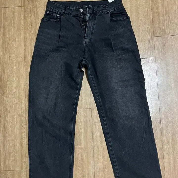 [BUNJANG] Unaffected Wonduk Wide Denim Jeans - Black - M / 언어펙티드 원덕 와이드 데님 블랙 - M