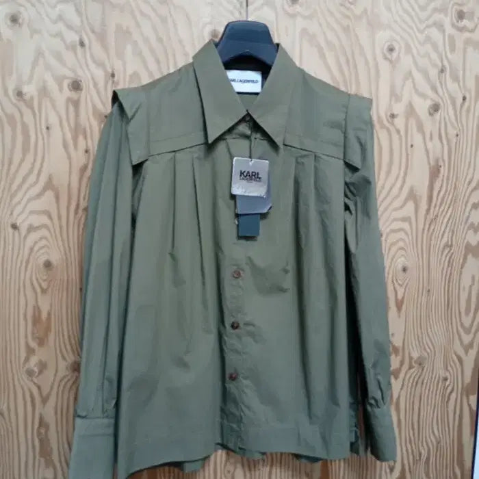 [BUNJANG] Karl Lagerfeld Blouse (Size 66) / 칼 라거펠트 셔츠 브라우스
