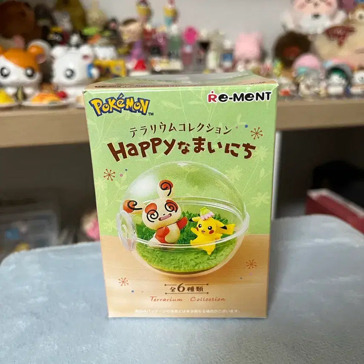 [BUNJANG] Pokemon Terrarium Happy Daily Torchic Figure / 포켓몬 테라리움 행복한 매일 에나비