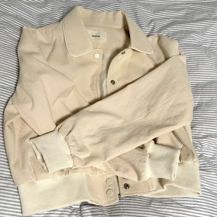 [BUNJANG] MINIPOE Custom Discontinued Flat Varsity Jacket / 미니포에 자체제작 단종템 플랫 바시티