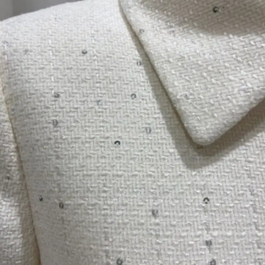 [BUNJANG] MojoSphin Sequin Tweed Dress / 모조에스핀 스팽글 트위드 원피스