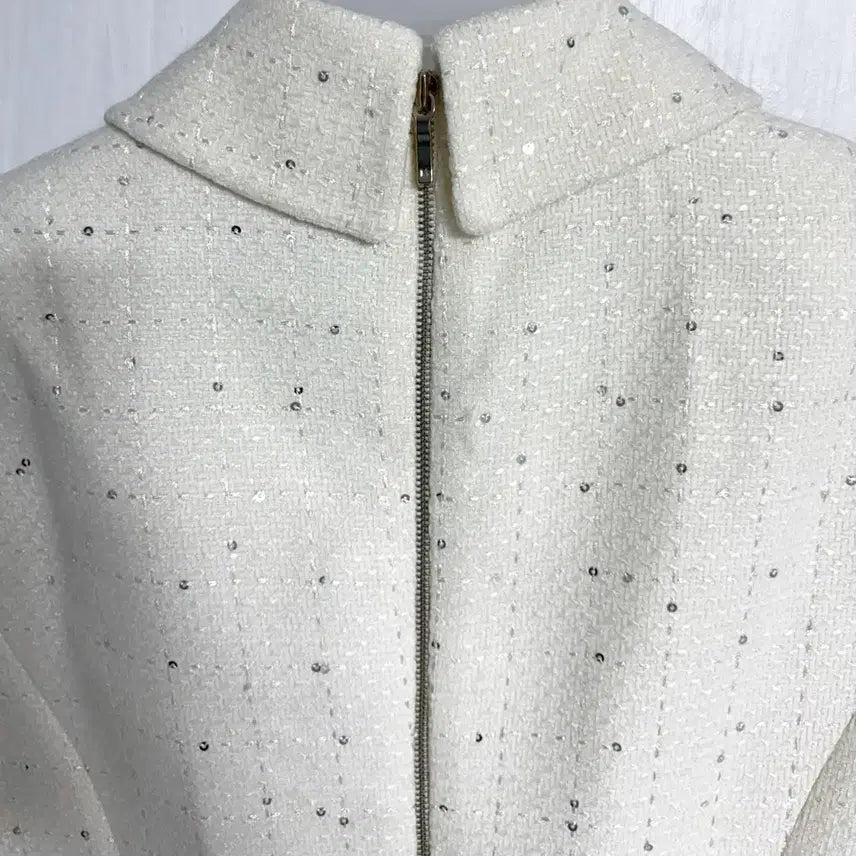 [BUNJANG] MojoSphin Sequin Tweed Dress / 모조에스핀 스팽글 트위드 원피스