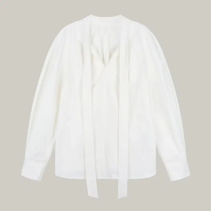 [SOLD OUT] 모멧 MOMET 로랑 타이 블라우스
