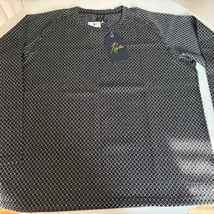 [BUNJANG] Needles Long Sleeve T-Shirt Black / 니들스 롱슬리브 블랙 긴팔 티셔츠 새상품