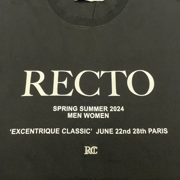 [BUNJANG] Recto 24SS Signature Tank Top Black / 렉토 24SS 시그니처 탱크탑 블랙