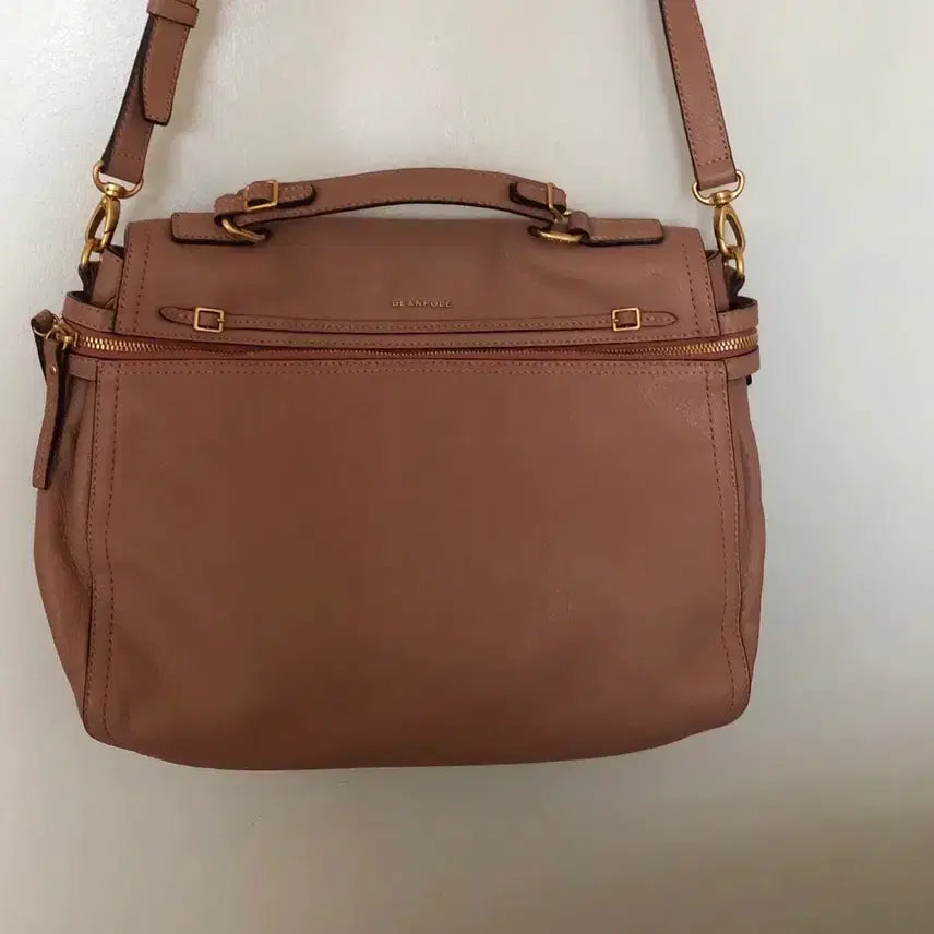 [BUNJANG] Beanpole Leather Crossbody Shoulder Bag / 빈폴 가죽 크로스백 숄더백