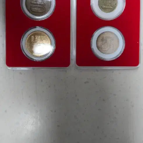 [BUNJANG] Korean Coin Collection (1/5/10 Won) Set / 한국 주화 컬렉션 (1/5/10원)사용제 10원 세척제 총4개