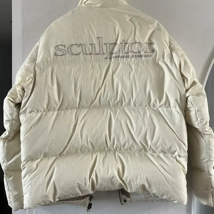 [BUNJANG] Sculptor Ivory Duck Down Padded Jacket / Sculptor 아이보리 덕패딩