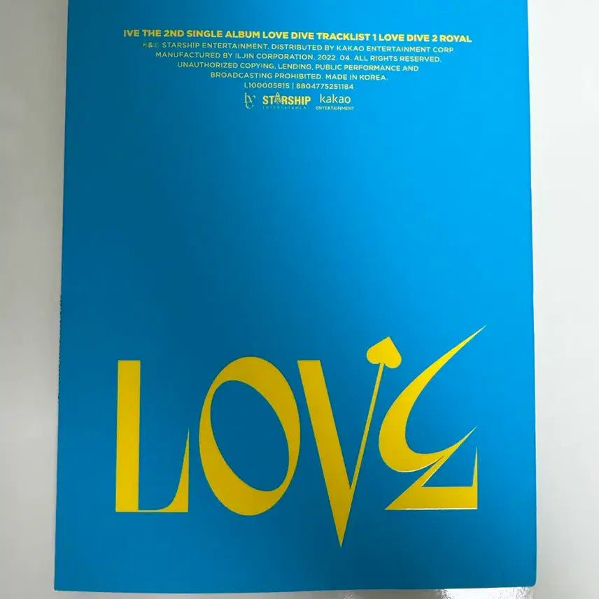 [BUNJANG] IVE Love Dive Ver. 2 Album / 아이브 러브다이브 버전 2