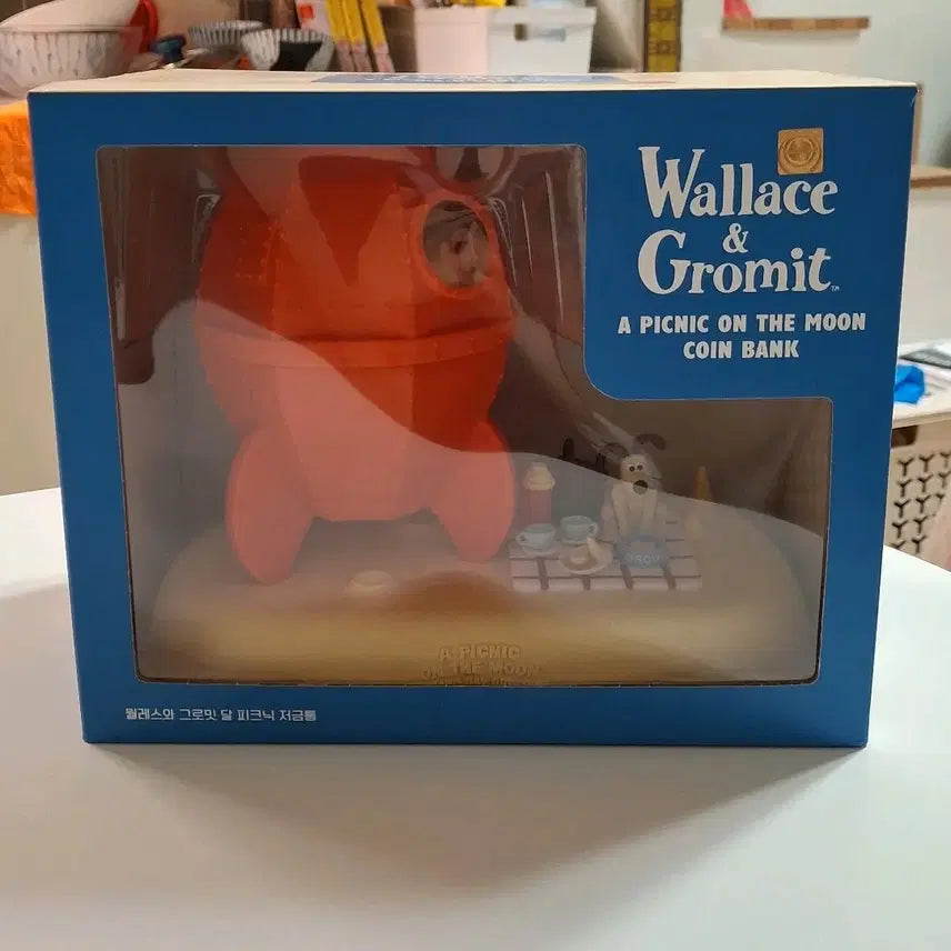 [BUNJANG] Wallace and Gromit Moon Picnic Piggy Bank / 월레스와 그로밋 달 피크닉 저금통(미개봉)