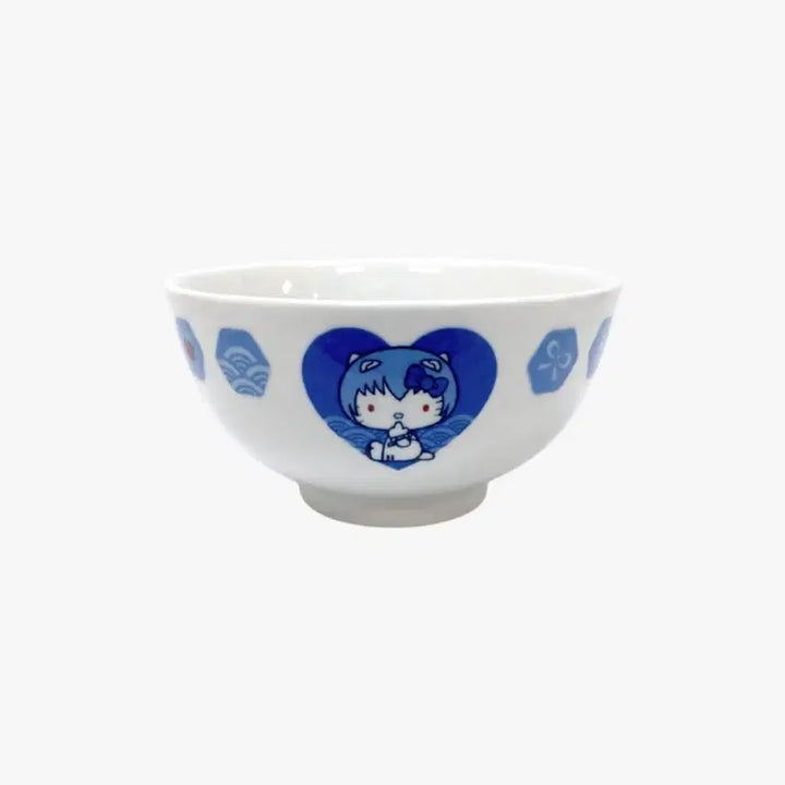 [BUNJANG] Evangelion Rei Kitty Collaboration Ramen Bowl / 에반게리온 레이 키티 콜라보 라멘 그릇