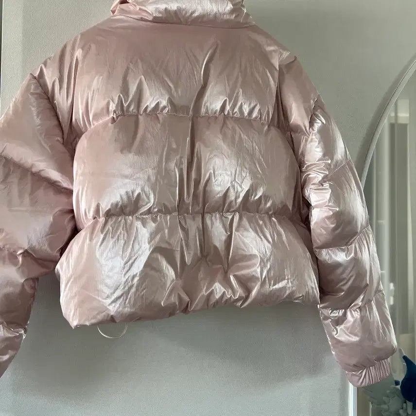 [BUNJANG] Urban Dress Stella Crop Padding Pink Outerwear / 어반드레스 스텔라 크롭 패딩 핑크