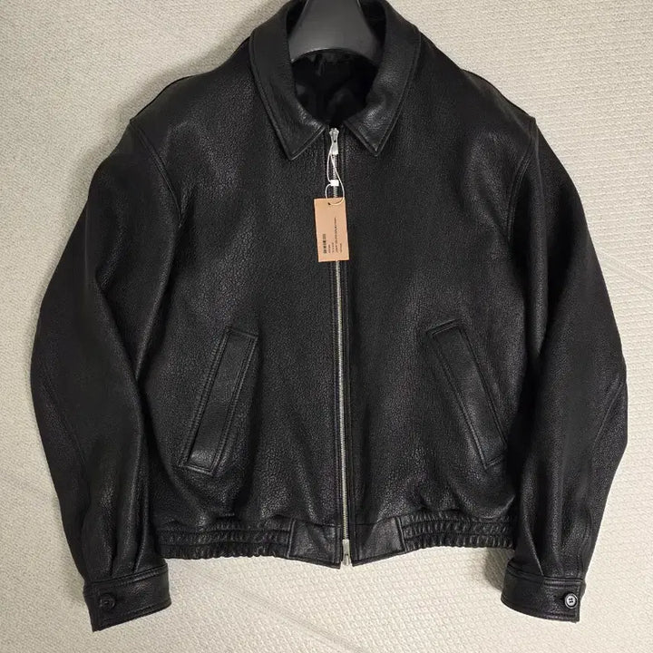 [BUNJANG] Aftermath Miles Vintage Leather Jacket Black Size 50 / 파프터 마일스 빈티지 레더 블랙 50사이즈 택채 새상품 팝니다