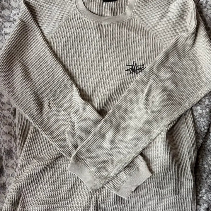 [SOLD OUT] 스투시 레글런 써멀 롱슬리브 본 M