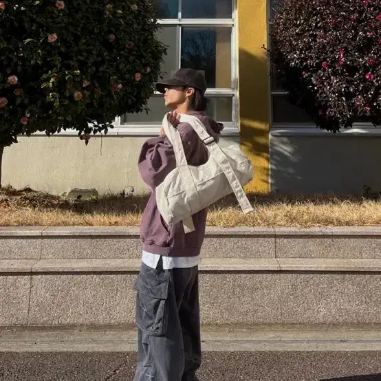 [BUNJANG] Maison Mineed Pinch Cargo Sweat Pants Charcoal / [새상품] 메종미네드 핀치 카고 스웻 팬츠 차콜 50 L 피그먼트 워싱