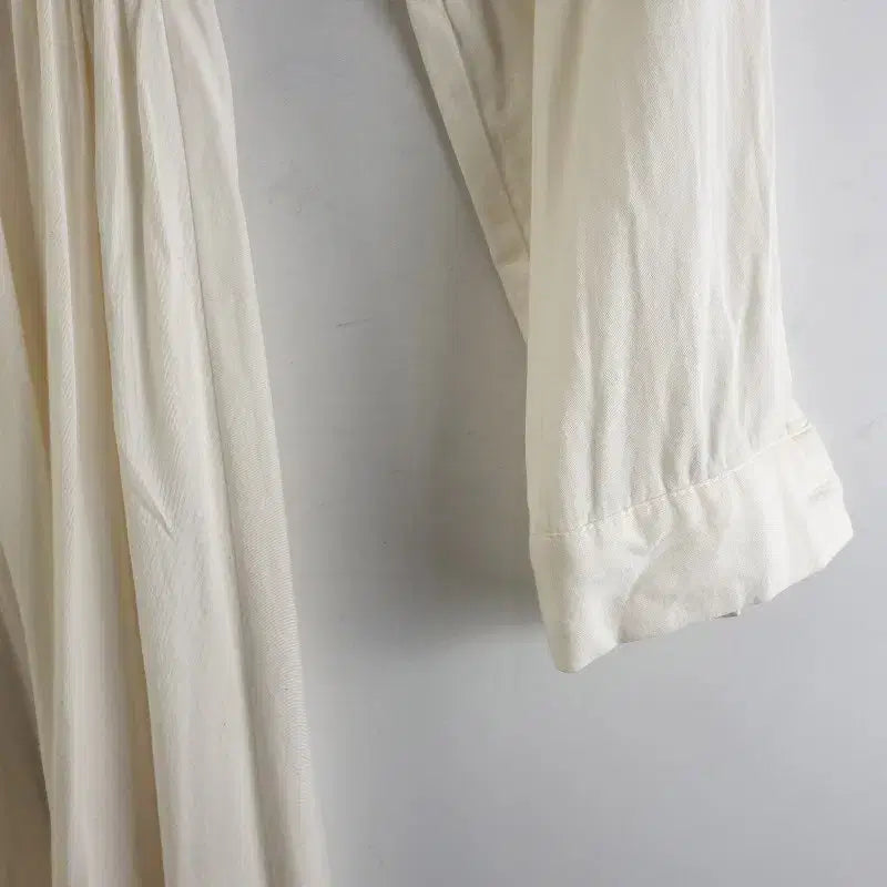 [BUNJANG] FREE Beige Long One-Piece Dress / 여FREE 카라 롱 원피스 베이지 M6218
