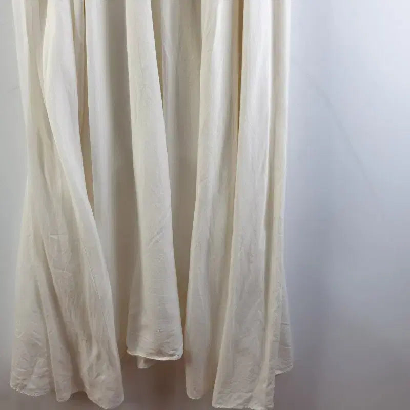 [BUNJANG] FREE Beige Long One-Piece Dress / 여FREE 카라 롱 원피스 베이지 M6218