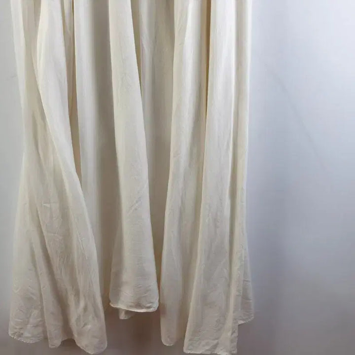 [BUNJANG] FREE Beige Long One-Piece Dress / 여FREE 카라 롱 원피스 베이지 M6218