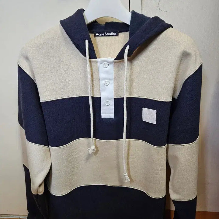 [BUNJANG] Acne Studios Striped Rugby Hoodie / 100 ~ 105) 아크네 스튜디오 스트라이프 럭비 후드티