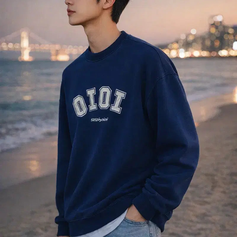 [BUNJANG] 5252 BY O!Oi Signature Sweatshirt / [남여공용-100]5252 BY 0!0i 오아이오아이 시그니처 스웨트셔츠