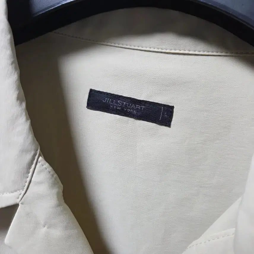 [BUNJANG] Jill Stuart New York Beige Loose Fit Shirt / 질스튜어트뉴욕셔츠