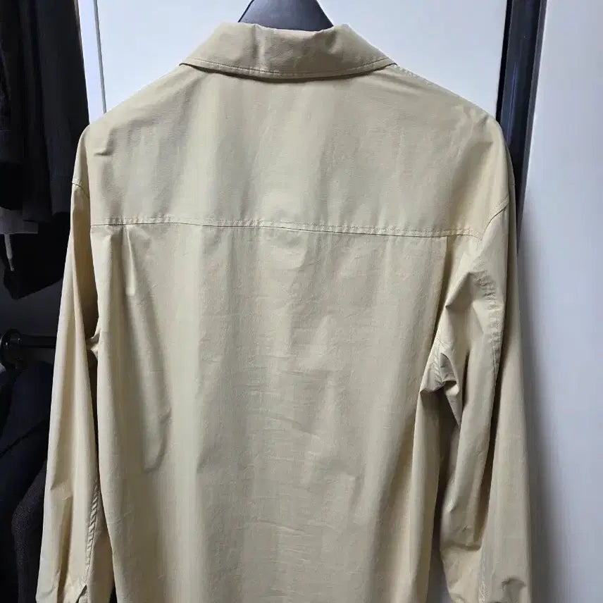 [BUNJANG] Jill Stuart New York Beige Loose Fit Shirt / 질스튜어트뉴욕셔츠