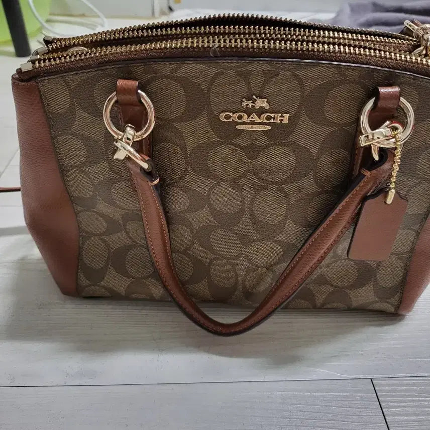 [BUNJANG] Coach Signature Brown Tote Bag / 코치 정품시그니처 브라운 토트백