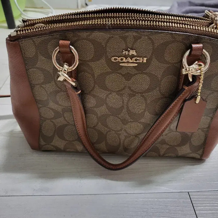 [BUNJANG] Coach Signature Brown Tote Bag / 코치 정품시그니처 브라운 토트백