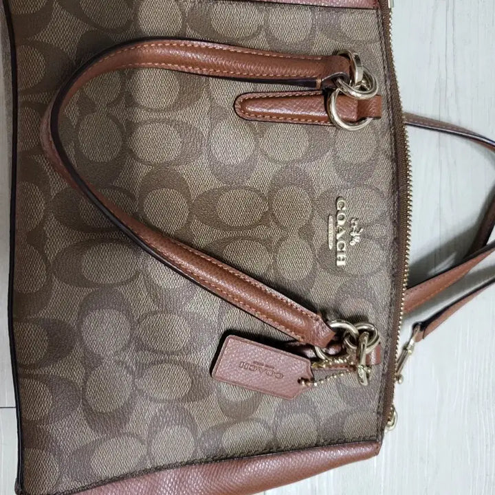 [BUNJANG] Coach Signature Brown Tote Bag / 코치 정품시그니처 브라운 토트백