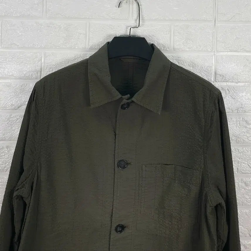 [BUNJANG] Officine Generale Seersucker Chore Jacket / [95]오피신제네랄 시어서커 초어 자켓