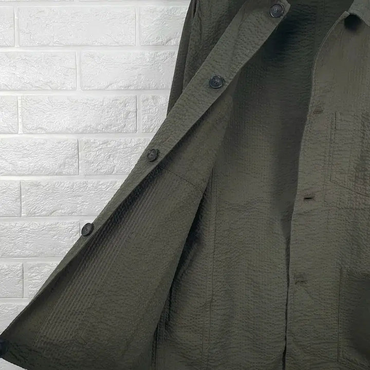 [BUNJANG] Officine Generale Seersucker Chore Jacket / [95]오피신제네랄 시어서커 초어 자켓