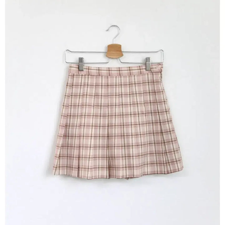 [BUNJANG] Dry Rose Check Tennis Skirt / 드라이로즈 체크 테니스 스커트 핑크