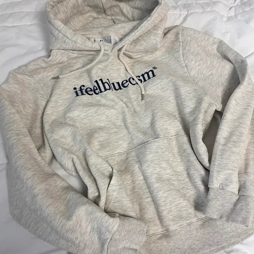 [BUNJANG] I Feel Blue Oatmeal Hoodie M / 아이필블루씨에스엠 오트밀 후드티 M