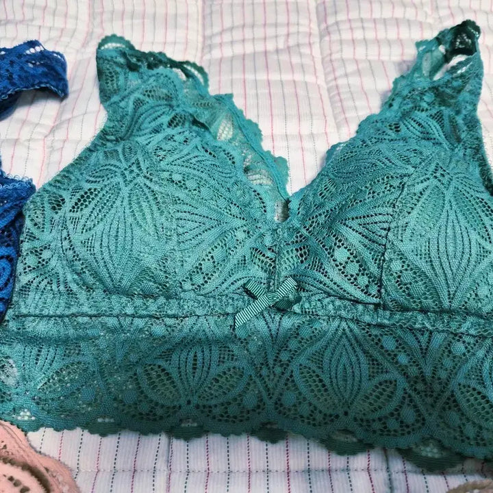 [BUNJANG] Barbara All Lace Bralette Set (5 pcs) / 바바라 레이스브라렛 새상품 5개모두드림